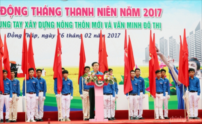Phó Thủ tướng nhấn mạnh, Tháng Thanh niên đã thực sự trở thành không gian rộng lớn, trường học thực tiễn phong phú, môi trường xã hội lành mạnh cho các bạn trẻ.